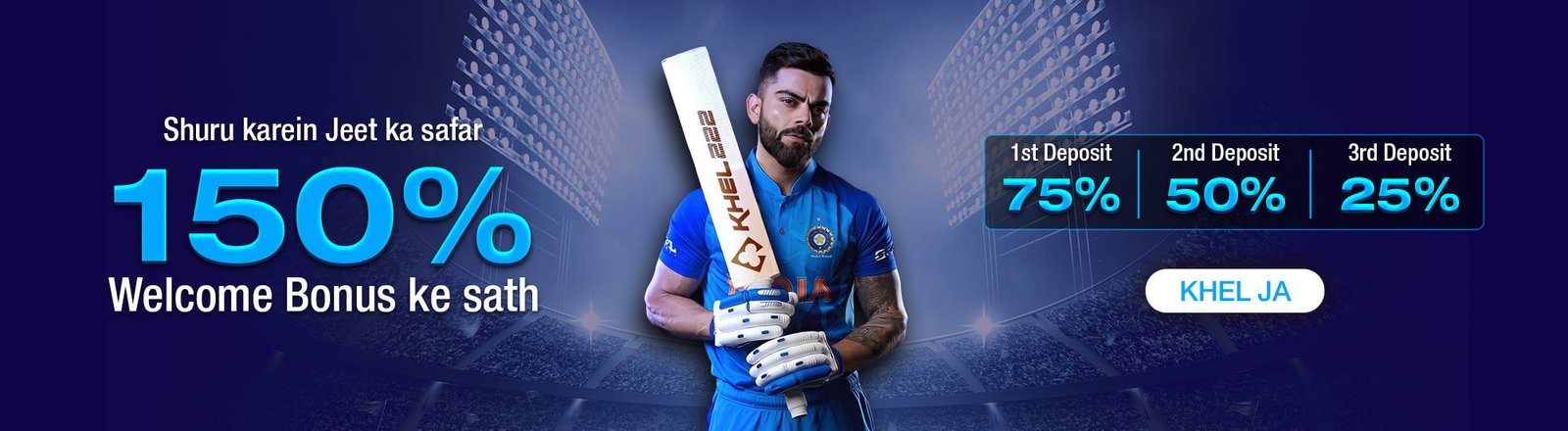 JeetKhel homepage banner highlighting India’s online gaming and winning platform with bold branding and play now CTA